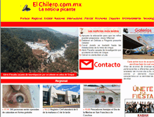 Tablet Screenshot of elchilero.com.mx